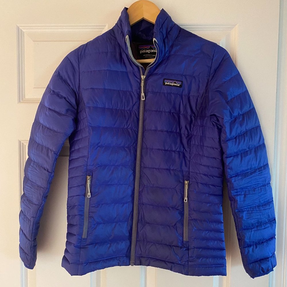 Patagonia Down Jacket Cobalt Blue Women's XS